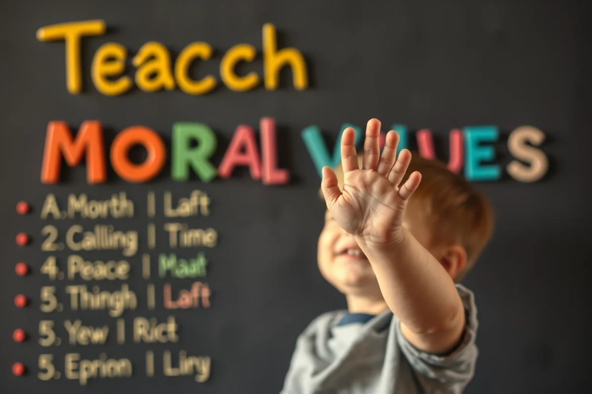 teaching moral values to kids — Teaching Moral Values to Kids